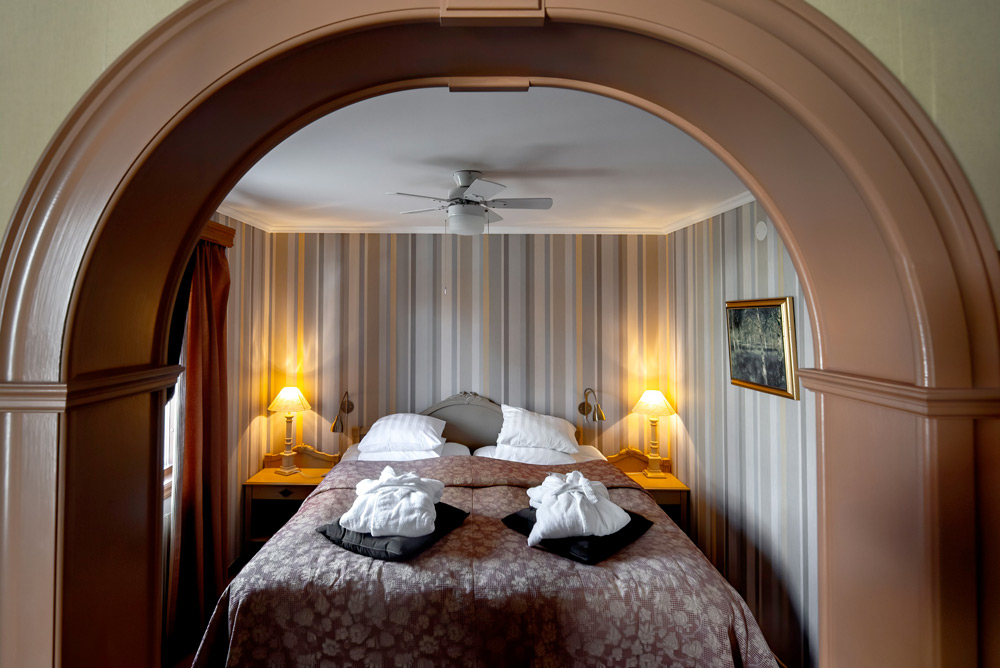 Hotellrum på Sundbyholm Slott