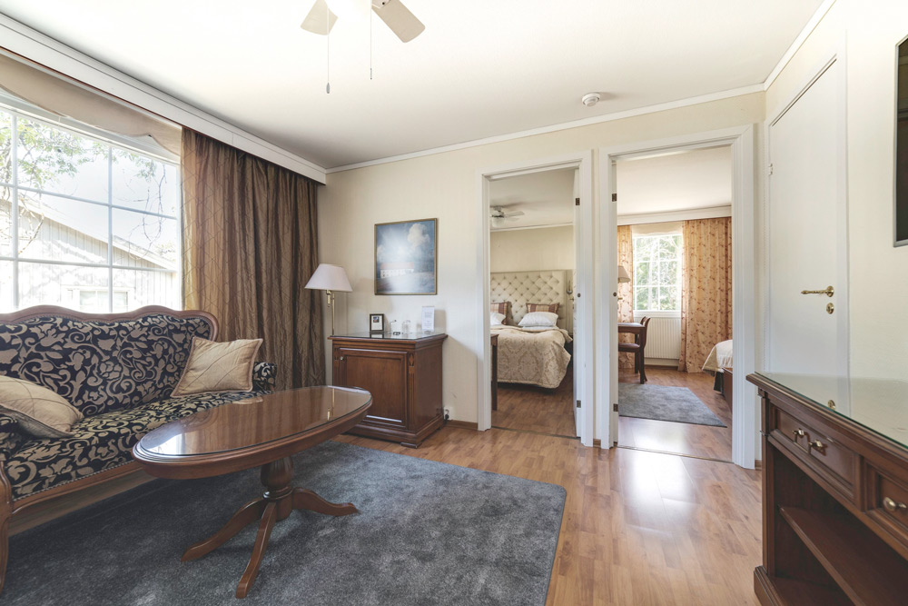 Hotellrum på Sundbyholm Slott