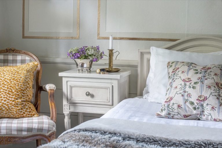 Hotellrum på Västanå Slott