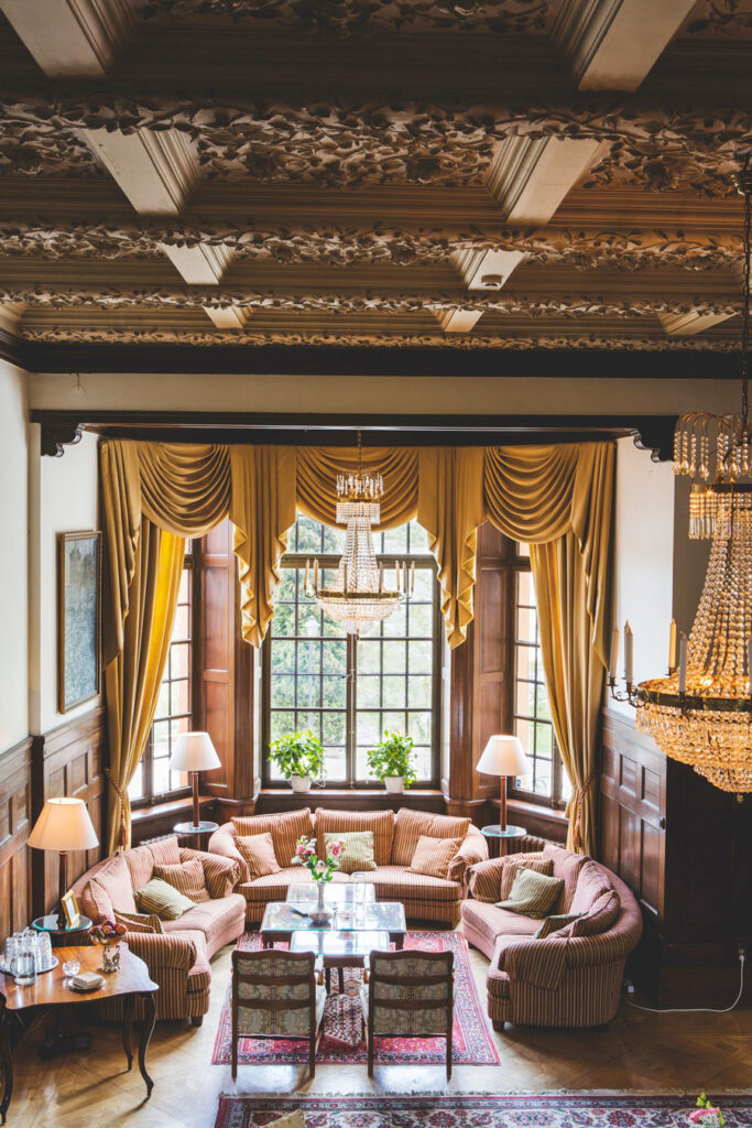 Lounge på Lejondals Slott