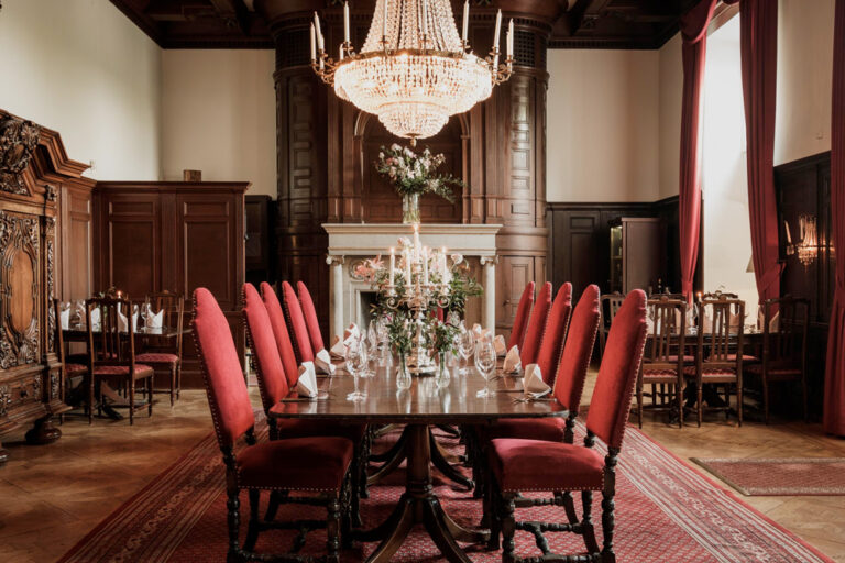 Magnifik matsal på Lejondals Slott